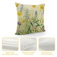 thumbnail image 4 of YINGXI  Colorful Wildflowers Spring Throw Pillow Cover,Spring Flower Cushion Case for Sofa Couch 12x12in, 4 of 5
