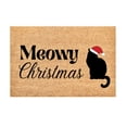 thumbnail image 1 of WIFKLSIIPG Funny Christmas Doormat Merry Catmas Doormat Meowy Christmas Doormat Cat Doormats Funny Welcome Mat Funny Doormat front Porch Rug Doormat Cute Warming Carpet, 1 of 5