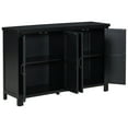 thumbnail image 6 of Storage Cabinets, Floor Cabinet with Adjustable Shelves And 4 Doors, Accent Sideboard Buffet Cabinet Home Furniture For Living Room Bedroom Bathroom Decor, 6 of 9