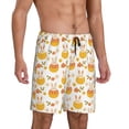 thumbnail image 2 of Susaid bunny in Easter eggs Print Mens Shorts, Breathable Lounge Sleepwear Set with Elastic Waistband and Pockets-3X-Large, 2 of 6