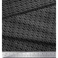 thumbnail image 2 of Soimoi Black Cotton Poplin Fabric Small Circle Geometric Print Sewing Fabric Yard 42 Inch Wide, 2 of 3