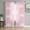 Pink, Blush, Rose, White, variant on Sheer Curtains 45 Inch Length 2 Panels Set for Kitchen, Clouds Sky Semi Sheer Curtains for Windows, Cartoon Grey White Cloud Modern Minimalist Voile Window Treatments Rod Pocket Curtain
