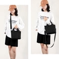thumbnail image 6 of Kukuzhu Canvas Tote Bag for Women Stylish Crossboy Handbag Casual Hobo Bag Top Handle Satchel with Multiple Pockets, 6 of 6