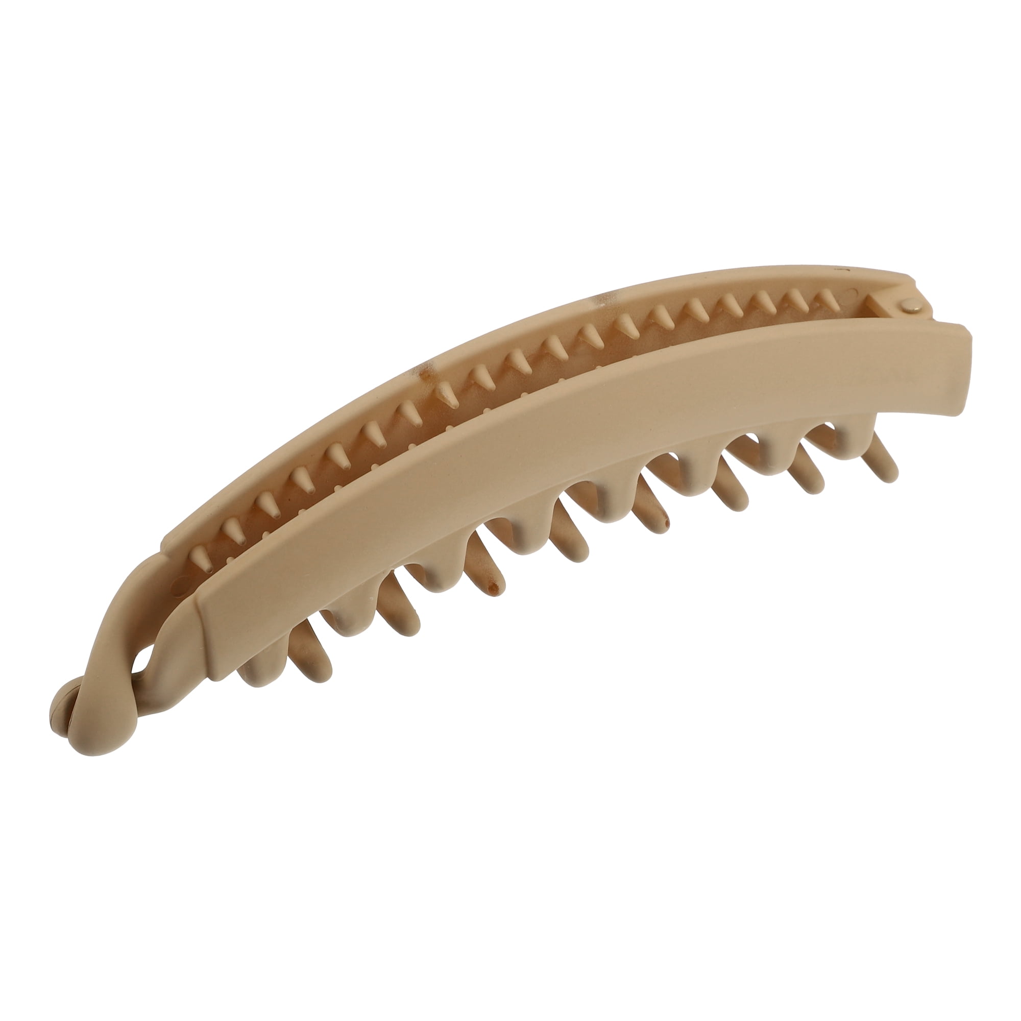 Unique Bargains 4 Pcs Interlocking Ponytail Banana Clip Hair Accessories Clip Blue Brown