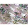 thumbnail image 3 of Ambesonne Tropical Vibes Quilted Coverlet 3 Pcs, Simple Anemones Art, King Size, Lilac Dark Eggshell Ivory, 3 of 4