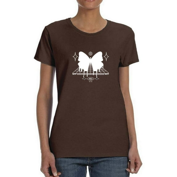 Butterfly Effect Rave Style T-Shirt Women -Image by Shutterstock, Female 5X-Large