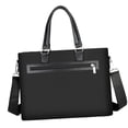 thumbnail image 1 of Maletines para hombre, bolso para ordenador portátil, maletín impermeable a la moda para ordenador, bolso de hombro para mujer, Notebook, regalos de negro, 1 of 8