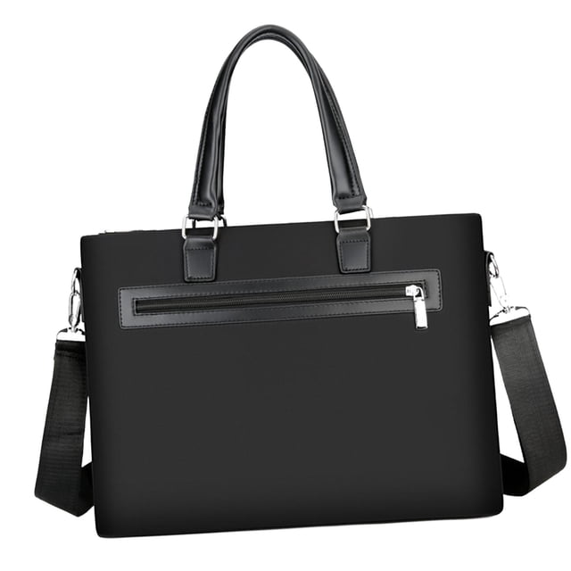 Maletines para hombre, bolso para ordenador portátil, maletín impermeable a la moda para ordenador, bolso de hombro para mujer, Notebook, regalos de negro