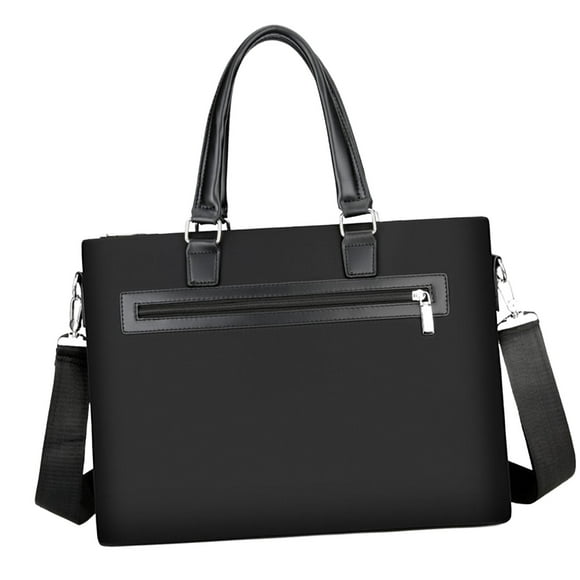 Yinanstore Briefcases for Men Computer Briefcase Crossbody Premium Casual Handbag Shoulder Bag for Work Notebook Travel Men Women School black