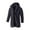 #027-Blue, variant on Donemore Men's Long Thick Jacket with Detachable Windproof Hood Winter Warm Fleece-Lined Coat