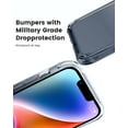 thumbnail image 5 of for iPhone 14 Plus Case Clear, [Non Yellowing] [ Grade Protection] Shockproof Slim Phone Case for iPhone 14 Plus 6.7 inch 2022- Gradient Dark Black, 5 of 12