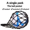 thumbnail image 5 of Travelwant Sports Mesh Equipment Bag Volleyball Basketball Football Soccer Storage Net Bag Ball Carry Mesh for Single Ball, 5 of 7
