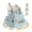 Blue a, variant on Newly Upgraded Large Capacity Rotating Pen Holder Storage Box Office Student Desktop Stationery Storage Light Office&Craft&Stationery Home Decor