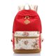 thumbnail image 1 of Mochila escolar de lona floral Mochila universitaria Bolso de hombro Zhivalor Cojines, 1 of 5