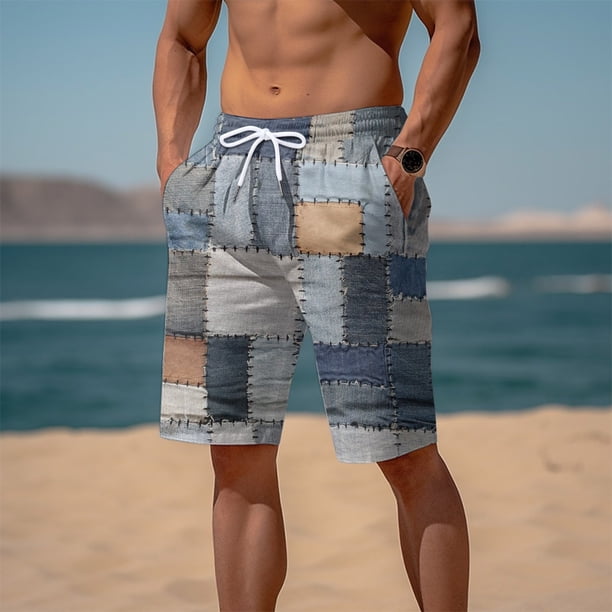 WILLBEST Pantalones Cortos Deportivos de Cinco Puntos de Color Liso con Tirantes de Seda Helada de Secado Rápido para Hombre