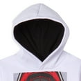 thumbnail image 3 of Marvel Spider-Verse Spider-Man Miles Morales Big Boys Fleece Hoodie White 18-20, 3 of 5