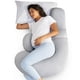 thumbnail image 1 of Almohada de embarazo Momcozy en forma de F que refresca todo el cuerpo, 1 of 7
