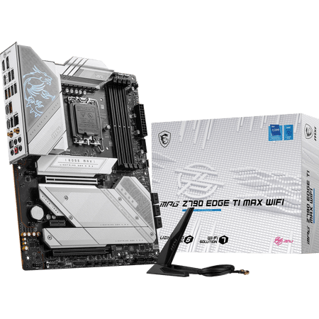 MSI MPG MPG Z790 EDGE TI MAX WIFI Gaming Desktop Motherboard, Intel Z790 Chipset, Socket LGA-1700, ATX