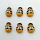 thumbnail image 2 of Cateissary 100x Bees Stickers for Crafts Findings Flatback DIY Embellishments Supplies Type3 NO3, 2 of 6