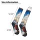 thumbnail image 2 of Balery Sunset Airplane Travel View Calcetines novedosos Calcetines deportivos Calcetines hasta la rodilla Calcetines de algodón Calcetines originales y geniales, 2 of 6