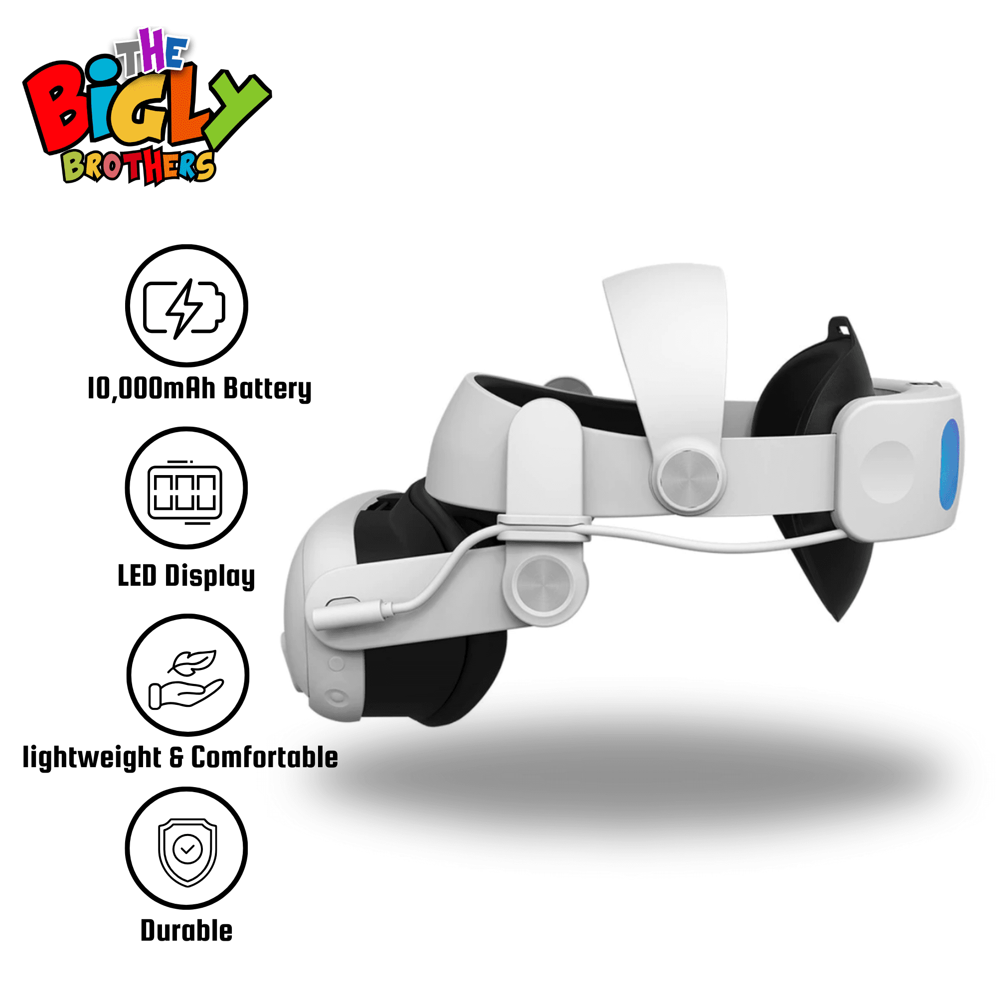 The Bigly Brothers 10000mAh Battery Head Strap compatible with - Main Image