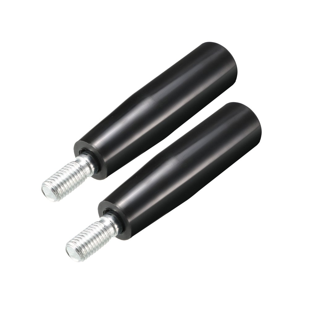 2Pcs Revolving Handwheel Machine Handle M12 Male Threaded Stem