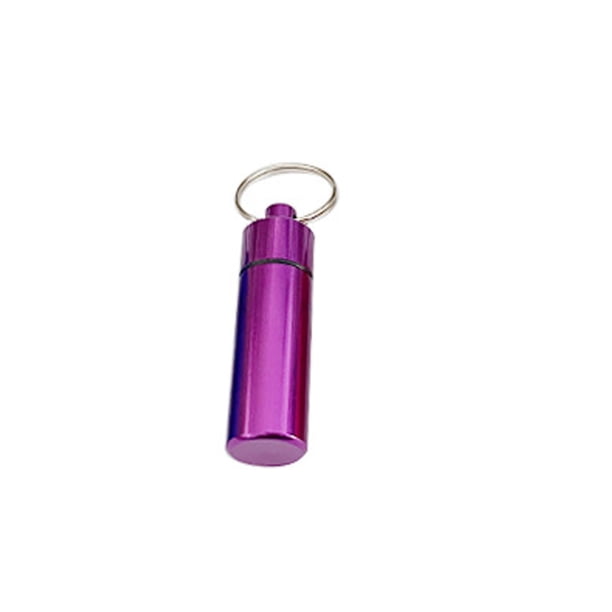 Naiovety Botella tapón para los oídos aleación de aluminio buen soporte de sellado jarrón pequeño medicina hogar para viajes en casa calle al aire Almacenamiento y organización del hogar Naiovety HA077999-00