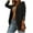Black, variant on UYISJ Womens Casual Long Sleeve Blazers Solid Color Knit Blazer Work Office Open Front Jacket Lapel Collar Outerwear XL