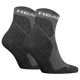 thumbnail image 2 of HEAD Calcetines de senderismo unisex, paquete de 2 - Hiking All Climates Quarter 2P, calcetines deportivos, logotipo Gris 39-42, 2 of 4
