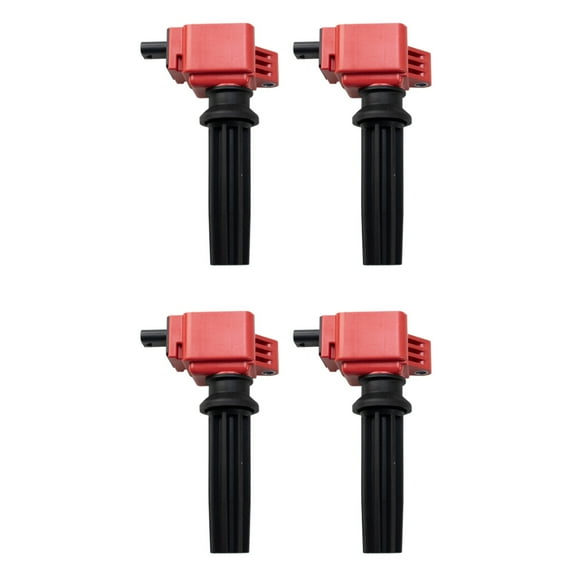 TRQ 4pc Premium Performance Engine Ignition Coil Set for Ford Lincoln Land Rover ICA79700