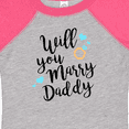 thumbnail image 4 of Inktastic Will You Marry Daddy-ring Boys or Girls Baby Bodysuit, 4 of 5