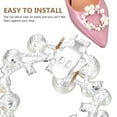 thumbnail image 4 of 1 Paire de Clips de Chaussures Design Perles Charmes Décoratifs Boucles Délicates pour Chaussures, 4 of 7