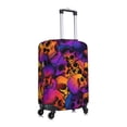 thumbnail image 3 of Easygdp Skull Print Elastic and Washable Suitcase Protective Cover with Hidden Zipper Fits 18-32 inch Luggage -X-Large, 3 of 9