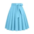 thumbnail image 4 of Falda cortavientos vintage holandesa más vendida en Amazon Ropa de mujer Falda con cinturón con hebilla grande Moda europea americana, 4 of 4