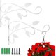 thumbnail image 1 of 2 Pieces Hanging Plant Hook With Screws H Hook Plant Bird Ers, 1 of 5