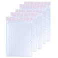 thumbnail image 1 of EeaseCA 50pcs Bubble Out Bags Practical Bubble Storage Bag Shockproof Express Delivery Packaging Bag Bubble Pouch for Mailing Packaging (White, 20x15cm), 1 of 8