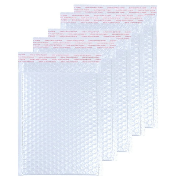 CIMAXIC 50pcs Bubble Out Bags Practical Bubble Storage Bag Shockproof Express Delivery Packaging Bag Bubble Pouch for Mailing Packaging (White, 20x15cm),5.91"X8.66"X0.08"