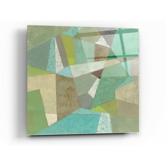 Epic Art 'Spa Geo Metric' by Silvia Vassileva, Acrylic Glass Wall Art, 36"x36"