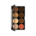 thumbnail image 3 of Ruby Kisses Flawless Finish with 3D Contour Cream Foundation Makeup Palette – Lightweight, Multi-Palette, Creamy, Sculpt &Highlighting, Define Cheekbones (Dark Medium), 3 of 12
