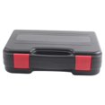 thumbnail image 3 of Caja de herramientas de PP con asa de bloqueo a presión, 24,7 x 20 x 6,5 cm, base antideslizante, asa ergonómica, estuche rígido pequeño profesional,, 3 of 9