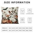thumbnail image 5 of Autua Halloween pillowcase pumpkin ghost bat decoration throw pillow horror floral sofa cushion decoration sofa bedroom living room home décor 22x22in, 5 of 5