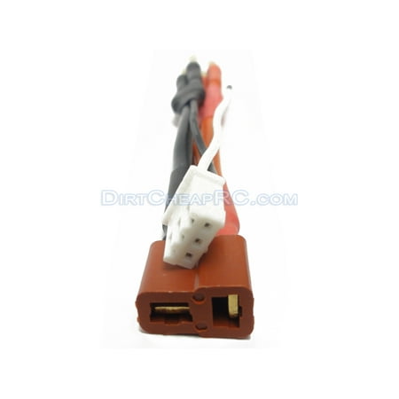 Dual Solid 4mm Bullet/Banana to Deans Ultra (T-Plug) Battery Leads w/ 2mm JST-XH Balancing Plug