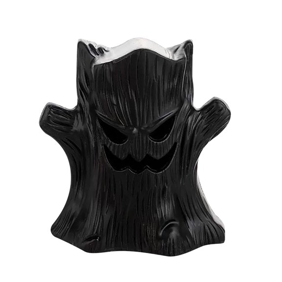 LED Halloween Tree Decor Glowing Spooky Lighted Tabletop Decoration for Haunted House,Party, Home, Office Fireplace - Ghostly Black Halloween Tree Ornament for Indoor/Outdoor Decor