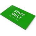 thumbnail image 2 of 6" X4" Staff Only Sign- Tactile Graphics Grade 2 Braille Text | ADA Compliant Modern Utility Wall Mount Plastic Signs For Schools, Offices, Businesses, Apartments & Restaurants, 2 of 7