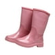 thumbnail image 2 of Botas De Lluvia Para Mujer Botas De Lluvia Antideslizantes De PVC Impermeables Para Viajar Con Mochila, 2 of 8