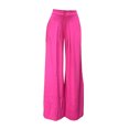 thumbnail image 4 of Pantalones De Pierna Ancha Pantalones de pierna ancha para mujer Pantalones sueltos casuales de moda Pantalones sólidos (Rose Red M) Cgtredaw Para estrenar, 4 of 7
