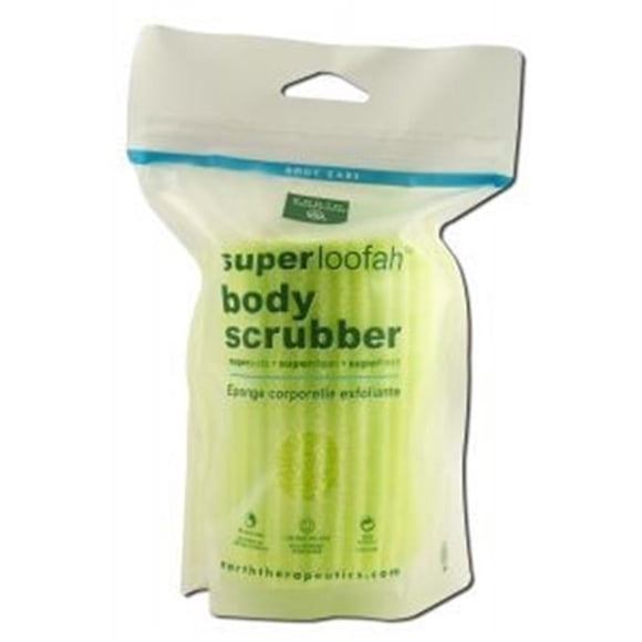 Earth Therapeutics Gommage Corporel Super Loofah, Vert