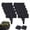 Black, variant on Faux Stone Landscape Edging, No-Dig Plastic Garden Border Fence, Interlocking Lawn Edging for Flower Beds & Pathways