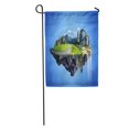 thumbnail image 1 of NUDECOR Amazing Fantasy Scenery Floating Islands Water Fall and Field Garden Flag Decorative Flag House Banner 12x18 inch, 1 of 2