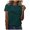 Army Green, variant on Active Tops Women Ladies Fashion Casual Spring Summer Crew Neck 3D Print Short Sleeve Top for Women Everyday Wear Breathable Blend Mockup Red S